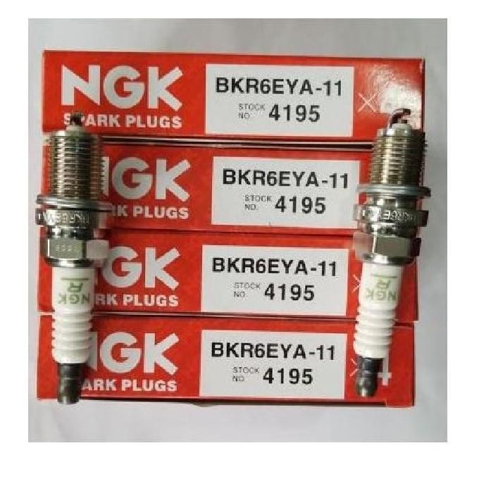 NGK Spark Plug BKR6EYA-11 (4195) - Pack of 4
